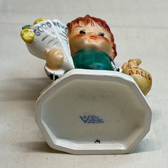 Goebel Redheads Red Head Good News Figurine W. Germany - Picture 5 of 8